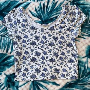 Floral Crop Tee